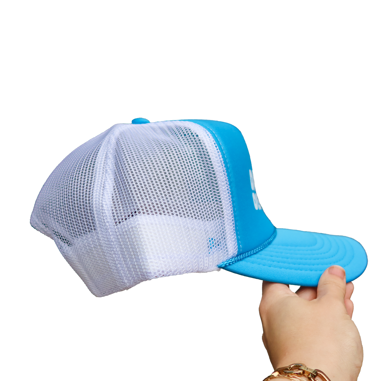 Day Drink Blue Trucker Hat