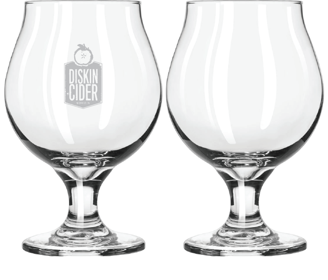 Engraved 16 oz Cider Glass