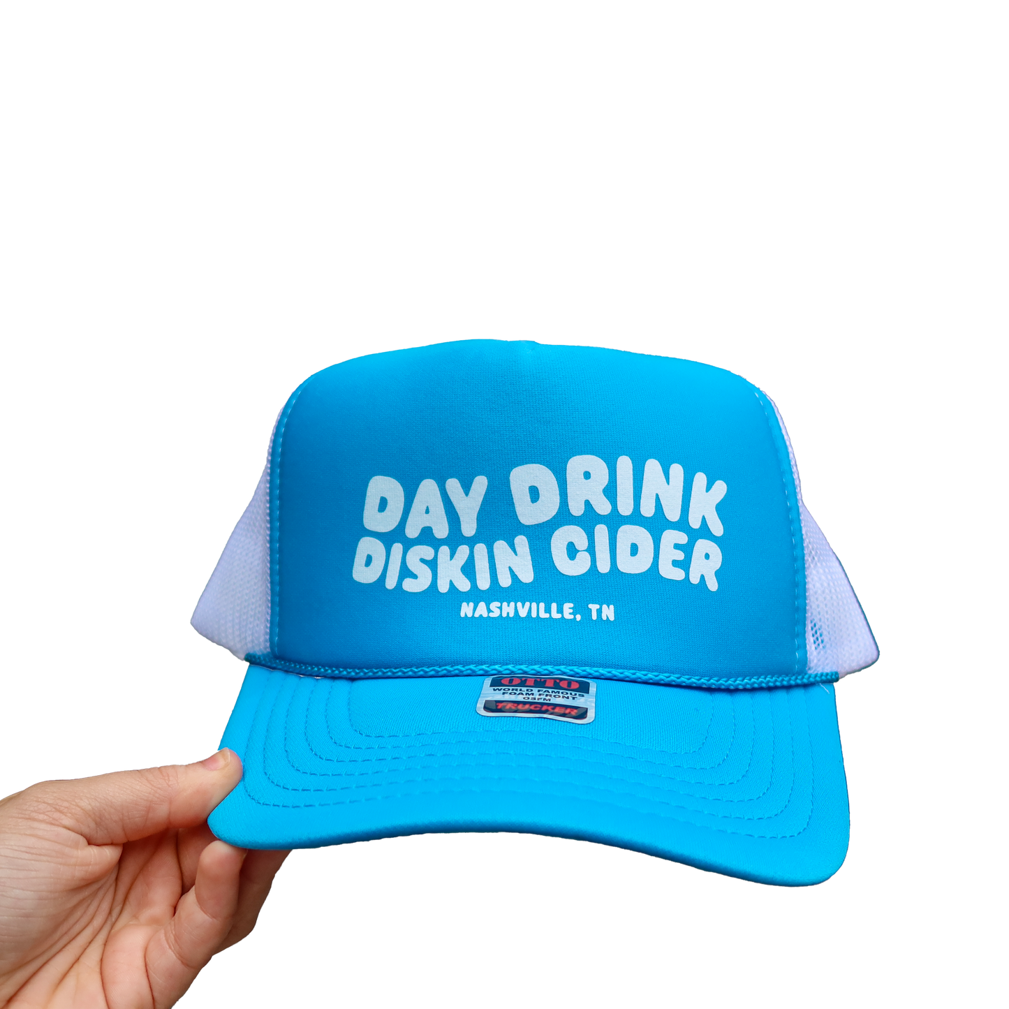 Day Drink Blue Trucker Hat